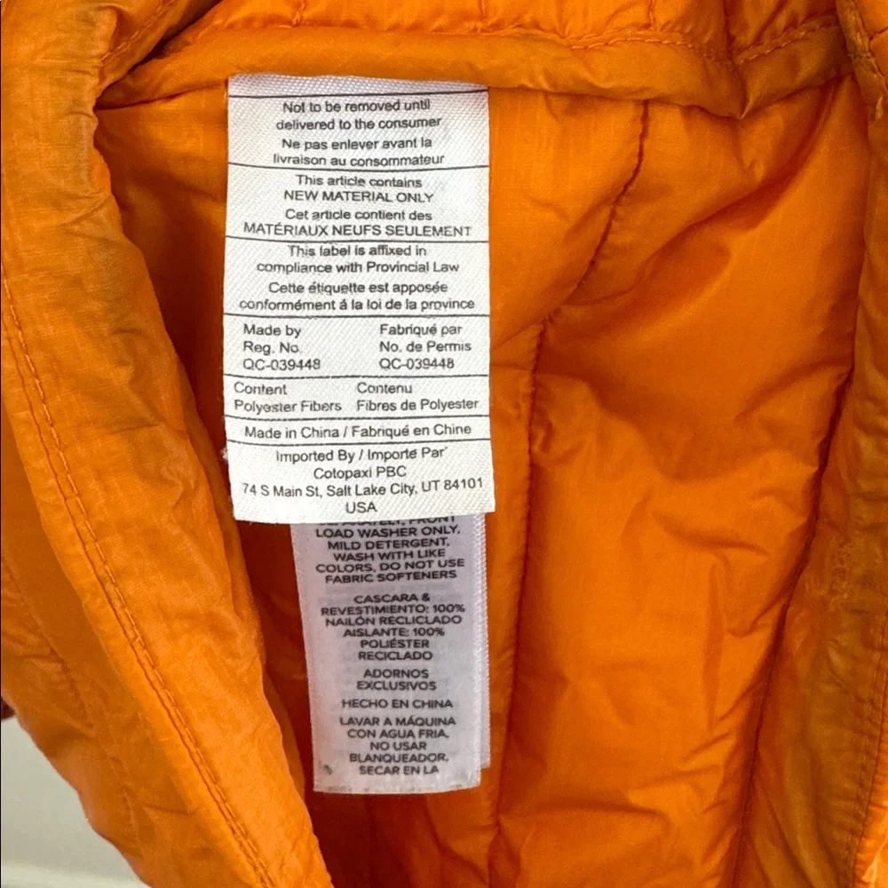 GUC Cotopaxi Capa Insulated jacket Sz L - Picture 9 of 10